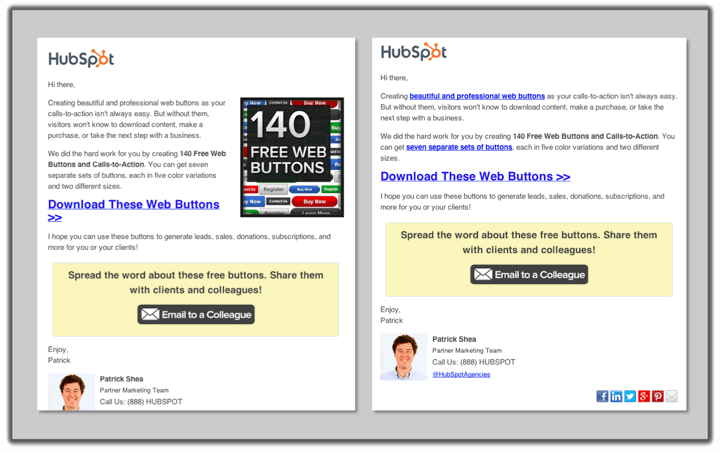 An example of personalized email campaign