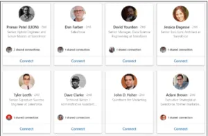 Find potential customers by searching for roles on LinkedIn and start a warm relationship with them based on their activity.