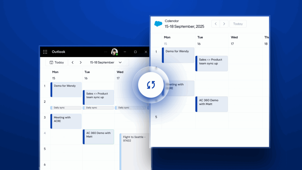 Salesforce calendar sync with Outlook and Gmail