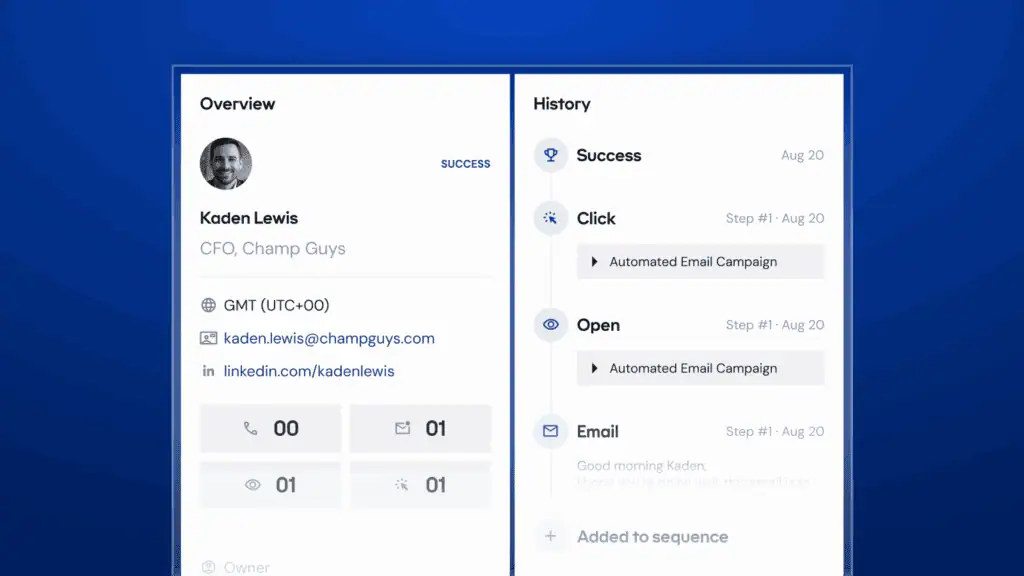 Revenue Grid’s opportunities dashboard