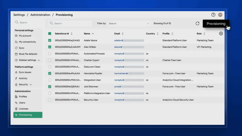 Mass Provisioning